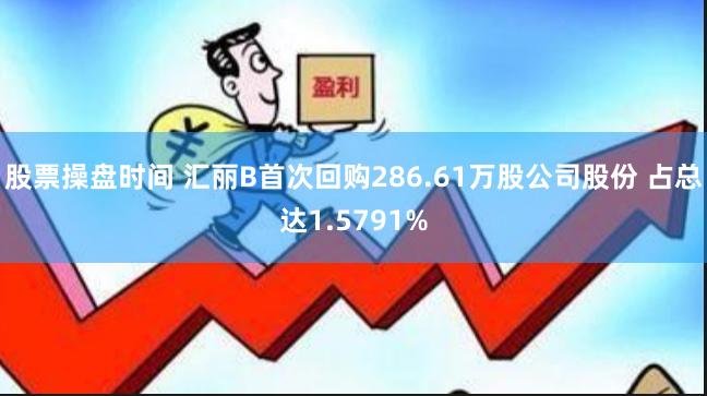 股票操盘时间 汇丽B首次回购286.61万股公司股份 占总达1.5791%