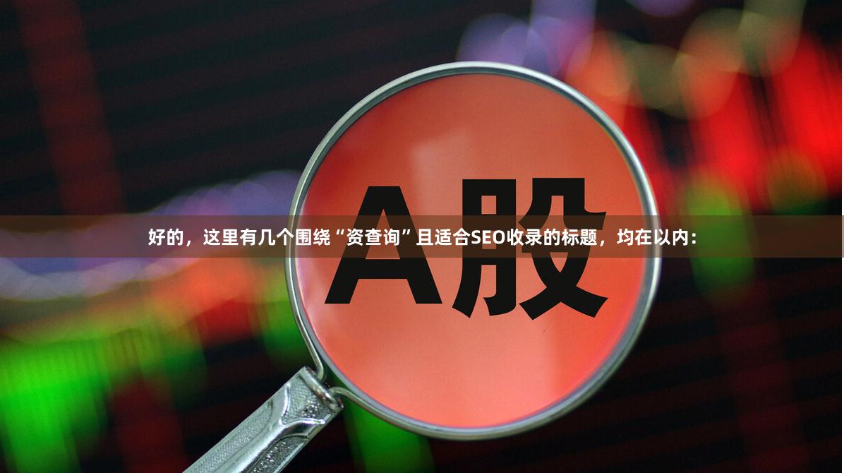 好的，这里有几个围绕“资查询”且适合SEO收录的标题，均在以内：
